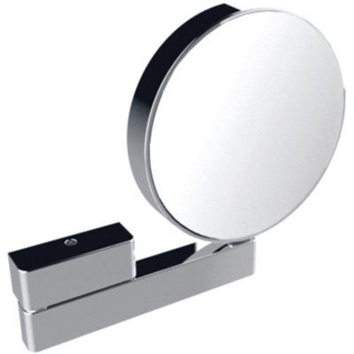 Emco Prime miroir grossissant – rond Ø 20,2 cm – sans éclairage – grossissement 3x et 7x, bras articulé – Chrome