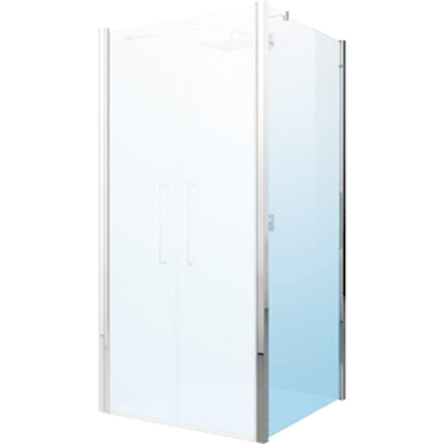 Novellini Young 2.0 F2B paroi latérale 99/101x200cm avec profilé chrome mat et verre transparent