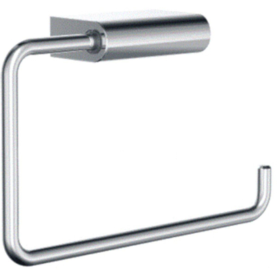 Emco Flow Porte-rouleau de papier toilette avec couvercle sans porte-rouleau de réserve Chrome
