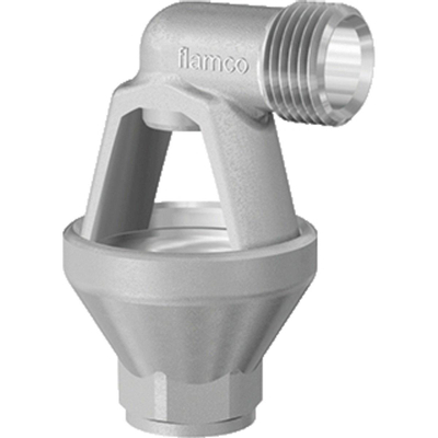 Flamco trechter 1 1/4"bux1 1/2"bi gietijzer