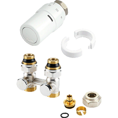 Danfoss RAX K jeu de raccordement inférieur droit pour radiateurs avec insert M30
