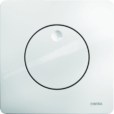 Wisa Gaia panneau de commande avec coupure de chasse SO blanc