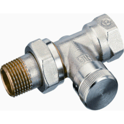 Danfoss robinet de pied droit 1/2\ - Kvs = 2,50 m3/h - RLV15 m. Possibilité de remplissage et de vidange