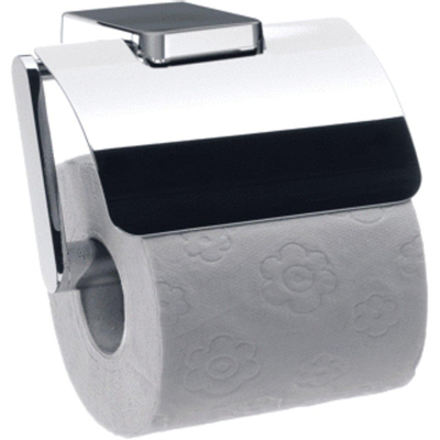 Emco Trend Porte-rouleau de WC avec couvercle Chrome