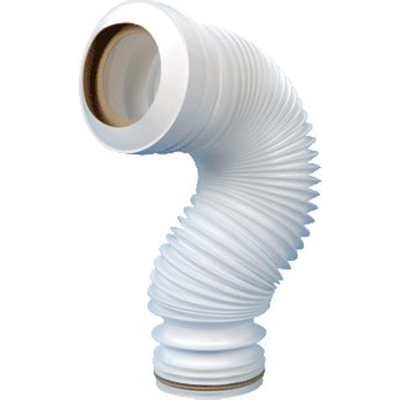 Multikwik Multiclick Manchon d'évacuation de WC L22.5cm Plastique Blanc