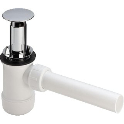 Viega siphon extensible en plastique avec tube mural 5/4 avec rosace