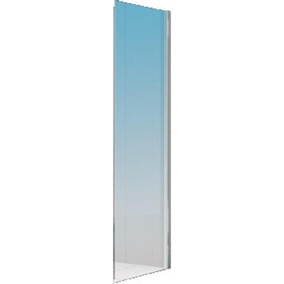Novellini Rose FH paroi fixe 98/101x200cm pour porte coulissante PH profil chromé et verre transparent