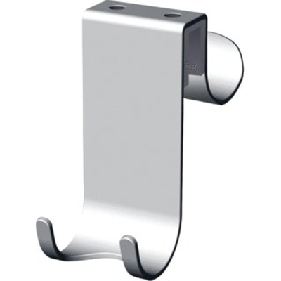 Novellini Crochet porte-serviettes H8xP9xL3.9cm Aluminium Chromé