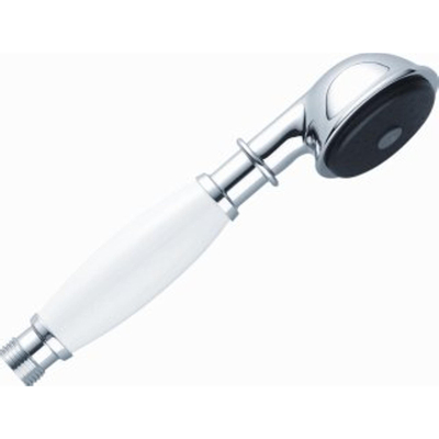 Dornbracht Madison douchette à main avec poignée en porcelaine blanche chrome