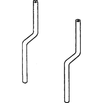 Daalderop Tubes de raccordement par paire diamètre 15 mm 70 cm