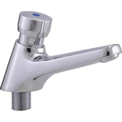 HSF Conti Robinet de lavabo 1/2 pouce 1 trou de robinet Chrome brillant