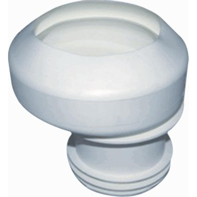 De Beer Manchon d'évacuation de WC L14cm Plastique Blanc