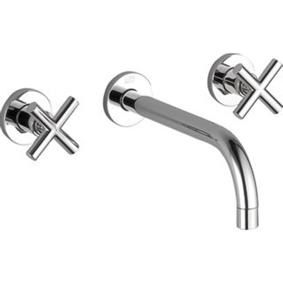 Dornbracht Tara partie apparente pour robinet mural saillie 240mm chrome