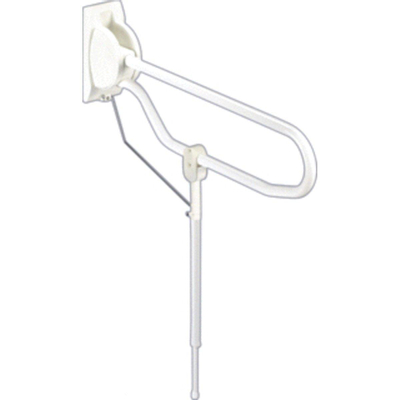 Handicare Linido pied de support pour barre relevable nouveau modèle acier inoxydable blanc