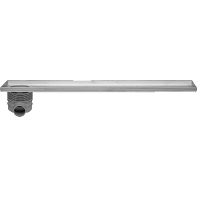 Easy Drain Multi inbouwdeel RVS zonder flens excentrisch waterslot 30/35/50mm 80cm inbouw diepte vanaf 79mm met zijuitloop TWEEDEKANS