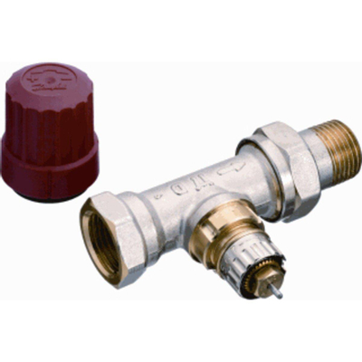 Danfoss robinet thermostatique de radiateur avec préréglage 1/2 droit Kvs = 090 m3/h RA N15
