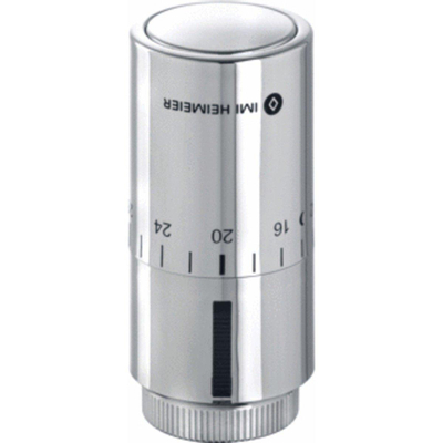IMI Heimeier tête thermostatique Halo M30x1.5 avec blocage de température chrome