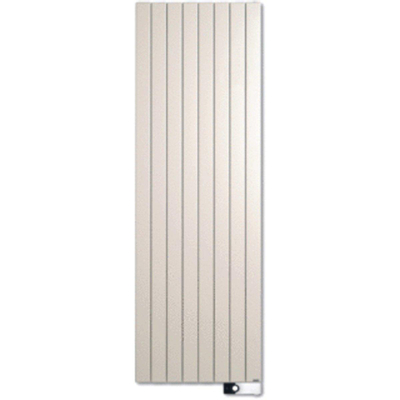 Vasco Viola V1L1-EL radiateur design électrique vertical avec lamelles 1200x433mm, 750W blanc