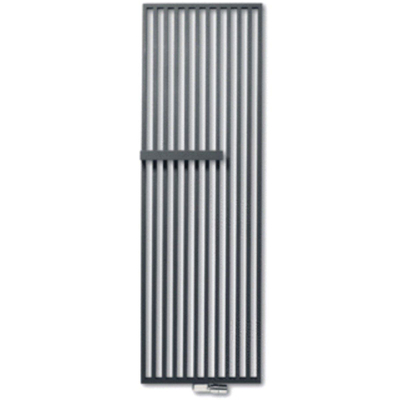 Vasco Arche plus radiateur design avec porte-serviettes à droite 1800x570mm 1273 watts raccordement 1188 gris aluminium (M302)