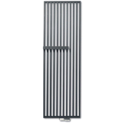 Vasco Arche VVL designradiator met vertikale buizen en handdoekbeugel links 670x2000mm 1660 watt wit