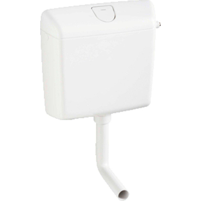 Wisa Serie 1000 couvercle avec bouton-poussoir pour réservoir blanc