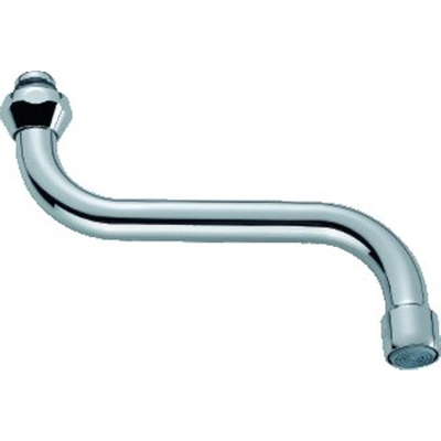 Neoperl Bec pour robinetterie sanitaire 3/4 inch avec bec orientable Laiton Chrome brillant