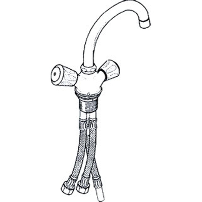 Ithodaalderop LD mitigeur évier montage sur plan chrome