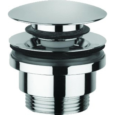 Paffoni Afvoerplug met gat Messing Chroom