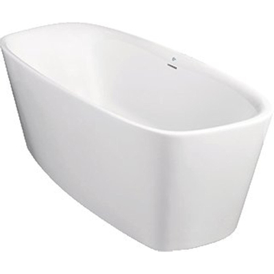 Ideal Standard Dea baignoire autoportante en matériau synthétique acrylique ovale 180x80cm avec pieds et trop-plein blanc