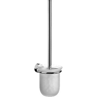 Emco Rondo 2 borstelkop wit borstelsteel chroom