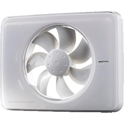 Nedco ventilateur de salle de bain design intellivent frais 5w 100 125mm 132m3 blanc
