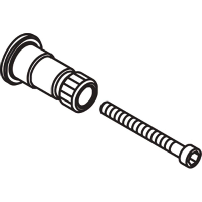 Hansgrohe Greepadapter - messing (goud)
