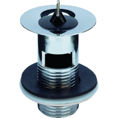 Viega wastafelplug 70mm met stop met overloop 5/4 wit