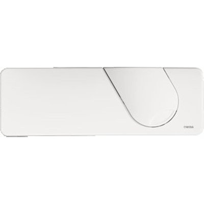 Wisa 2100 Planchet plaque de commande planchet plastique pour réservoir encastré 2100 interruption de chasse SO blanc