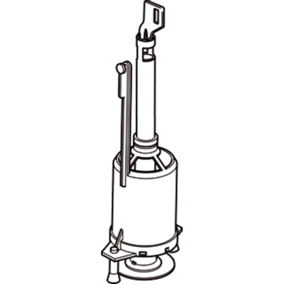 Wisa uitstroommechanisme voor spoelreservoir incl bodemkleprubber XS