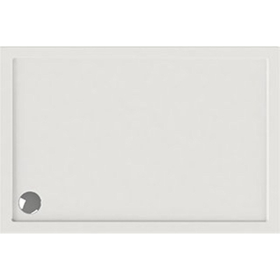 Wisa Maia receveur de douche h5xb80xl130cm vidange 90mm rectangle acrylique blanc