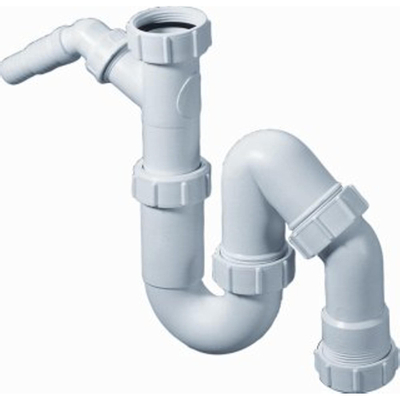 McAlpine Mcalpine 5357 Siphon universel + raccordement machine à laver 6/4''x40