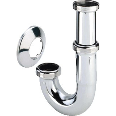 Viega Siphon 1.1/4inch avec rosace Laiton Chrome
