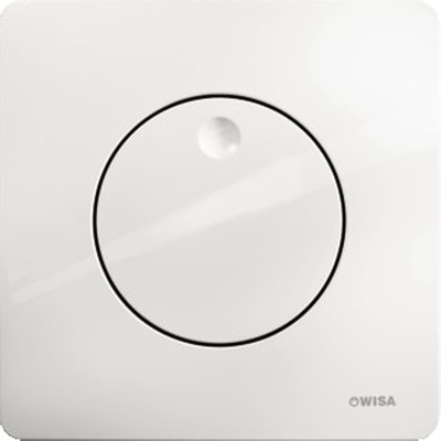 Wisa Gaia panneau de commande avec coupure de chasse SO blanc