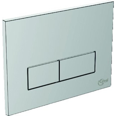 Plaque de commande Ideal Standard 23x17cm à deux boutons chrome