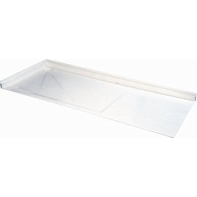 Apollo Medical BV Kingfisher Douchebak 185x80x9.2cm 85cm rechthoek vuilafstotend 1antislip Microban Wit