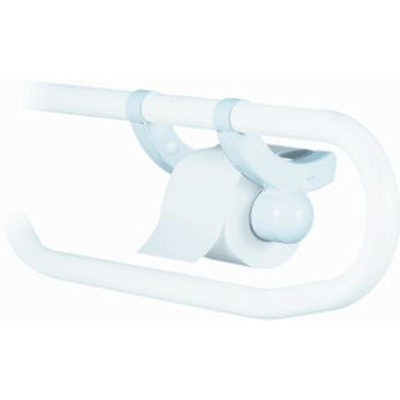 Handicare Linido Porte-rouleau toilette opération d'une seule main Blanc SECOND CHOIX
