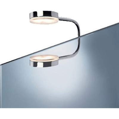 Raminex Loupe spiegellamp met LED verlichting rond 6W chroom