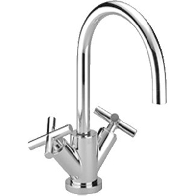 Dornbracht Tara robinet de lavabo avec bonde à tirette saillie 165mm chrome
