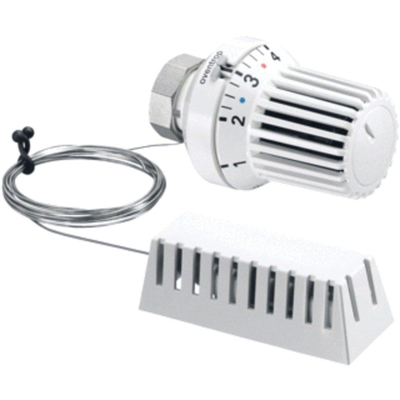 Oventrop tête thermostatique Uni XH capteur à distance M30x1.5 cap. 2 m avec position zéro blanc