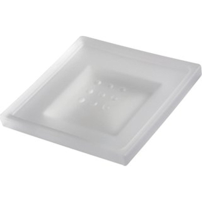 Geesa Modern art inzet voor zeephouder glas mat dicht voor 3503 02