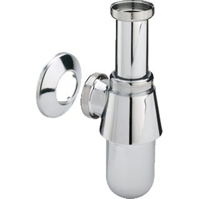 Viega Siphon d'évier sans tuyau mural 5/4 avec rosace chrome