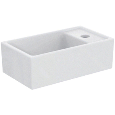 Ideal Standard Tempo lave-mains 37x21cm trou de robinetterie à droite sans trop-plein céramique blanc