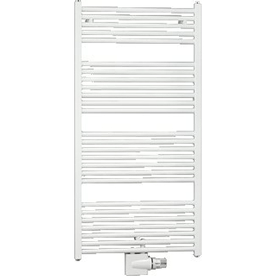 Zehnder Zeno handdoekradiator 168.8x60cm 957watt Staal Wit glans