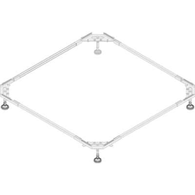 Bette cadre de montage pour receveur de douche 80x100cm